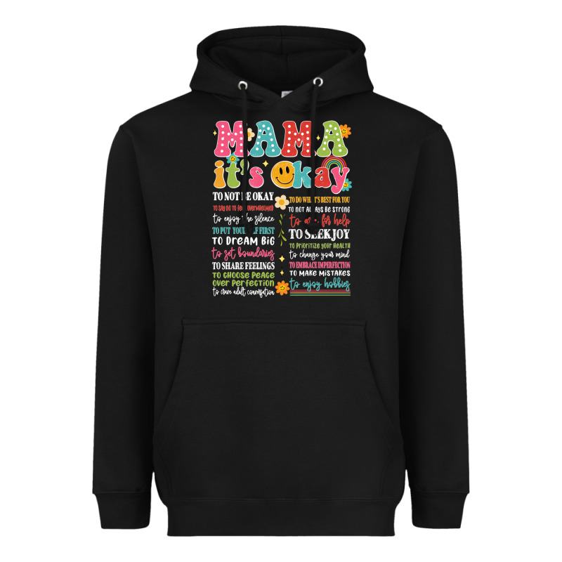 Mama Its Okay Heavyweight Hoodie by JahusDesignShop | Teevron