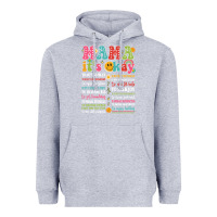 Heather Grey mama its okay Heavyweight Hoodie - JahusDesignShop