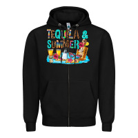 Black tequila and summmer Zipper Hoodie - AdoDesignShop