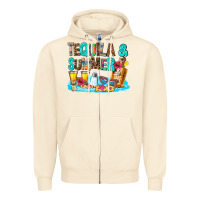 Sandshell tequila and summmer Zipper Hoodie - AdoDesignShop