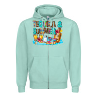 Seafoam tequila and summmer Zipper Hoodie - AdoDesignShop