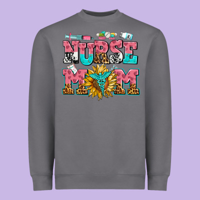 Nurse Mom Heavyweight Sweatshirt Designed By Adodesignshop
