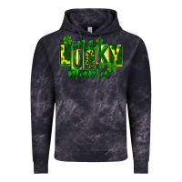 Cloud Black one lucky mama st patricks Vintage Hoodie - FaDigitalArtStudio