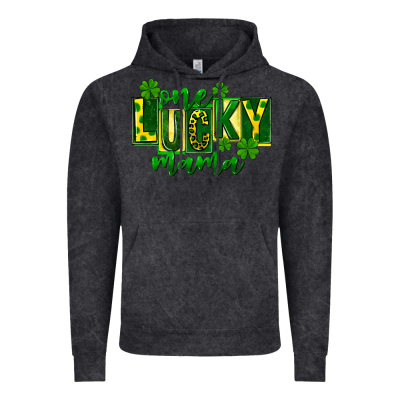 One Lucky Mama St Patricks Vintage Hoodie by FaDigitalArtStudio | Teevron