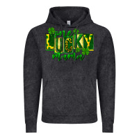 Vintage Black one lucky mama st patricks Vintage Hoodie - FaDigitalArtStudio
