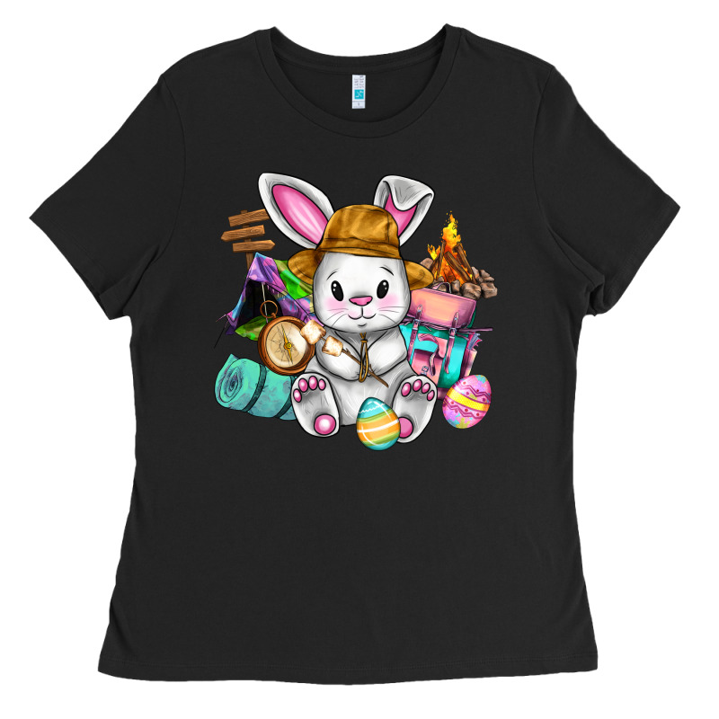 Easter Day Camper  Happy Easter Day Ladies Tee by CowGirlArtShop | Teevron