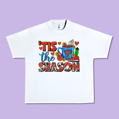Tis The Season  Basketball Coffee Mug Urban Heavy Tee Designed By Fadigitalartstudio