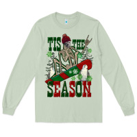 Matcha tis the season skeleton snowboard Long Sleeve Tee - FaDigitalArtStudio