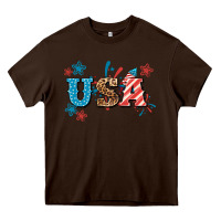 Usa 4th Of July Heavy Core Tee | Teevron