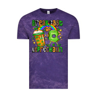 Cloud Purple St. Patrick's Breakfast of leprechaun Vintage Tee - OliviaCreatesArt