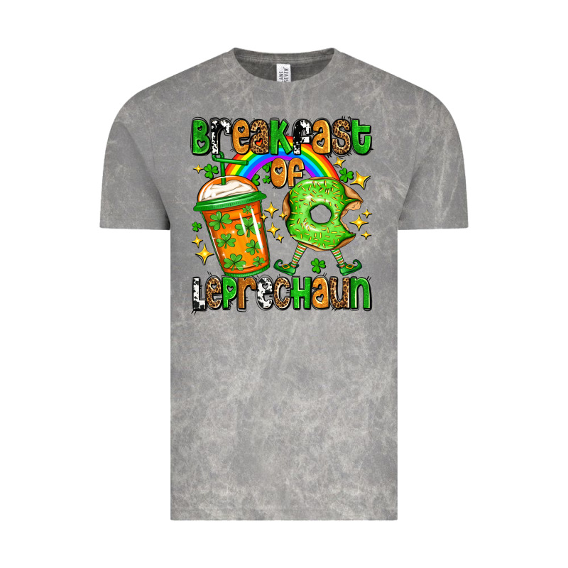 St. Patrick's Breakfast Of Leprechaun Vintage Tee by OliviaCreatesArt | Teevron