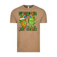 Vintage Coffee St. Patrick's Breakfast of leprechaun Vintage Tee - OliviaCreatesArt