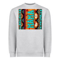 Heather Grey aztec leopard glitter Heavyweight Sweatshirt - AdoDesignShop