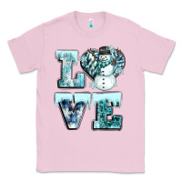 Bubblegum Pink love winter Classic Tee - CowGirlArtShop
