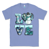 Colony Blue love winter Classic Tee - CowGirlArtShop