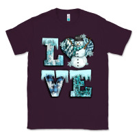 Plum love winter Classic Tee - CowGirlArtShop