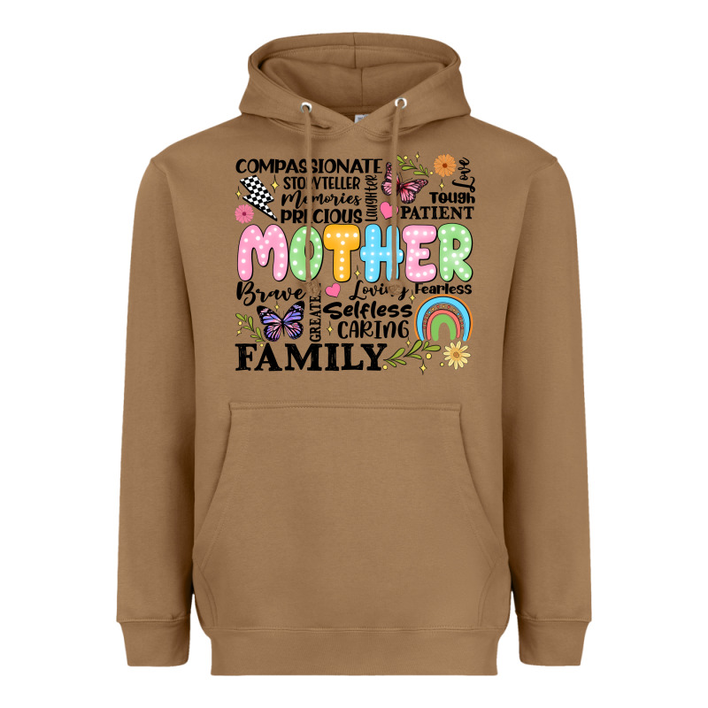 Retro Mother Heavyweight Hoodie by JahusDesignShop | Teevron