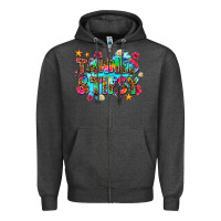 Charcoal Heather tanned and tipsy Zipper Hoodie - AdoDesignShop