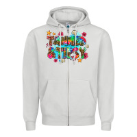 Dove Grey tanned and tipsy Zipper Hoodie - AdoDesignShop