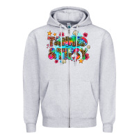 Heather Grey tanned and tipsy Zipper Hoodie - AdoDesignShop