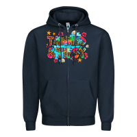 Navy tanned and tipsy Zipper Hoodie - AdoDesignShop