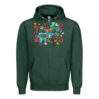 Sports Green tanned and tipsy Zipper Hoodie - AdoDesignShop