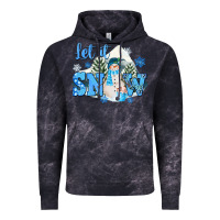 Cloud Black let it snow christmas Vintage Hoodie - FaDigitalArtStudio