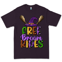 Plum free broom rides Premium Tee - CowGirlArtShop