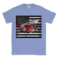 Colony Blue thin red line American flag fire truck Classic Tee - Artiststas