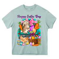 Happy Easter Day Truck Heavy Core Tee | Teevron