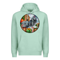 Ameraucana Rooster Christmas Premium Hoodie | Teevron