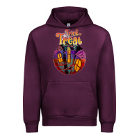 Mauve Wine trick treat black Urban Hoodie - JahusDesignShop