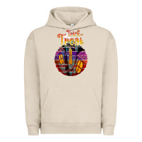 Pigment French Oak trick treat black Urban Hoodie - JahusDesignShop