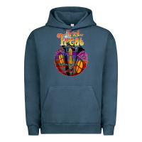 Pigment Midnight Navy trick treat black Urban Hoodie - JahusDesignShop