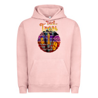 Pigment Salmon trick treat black Urban Hoodie - JahusDesignShop