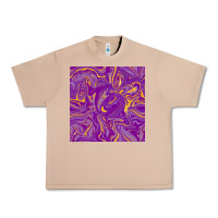 Burro Abstract Mardi Gras Seamless Pattern Urban Heavy Tee - FaDigitalArtStudio