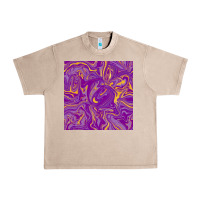 French Oak Abstract Mardi Gras Seamless Pattern Urban Heavy Tee - FaDigitalArtStudio