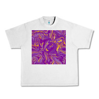Lunar Rock Abstract Mardi Gras Seamless Pattern Urban Heavy Tee - FaDigitalArtStudio