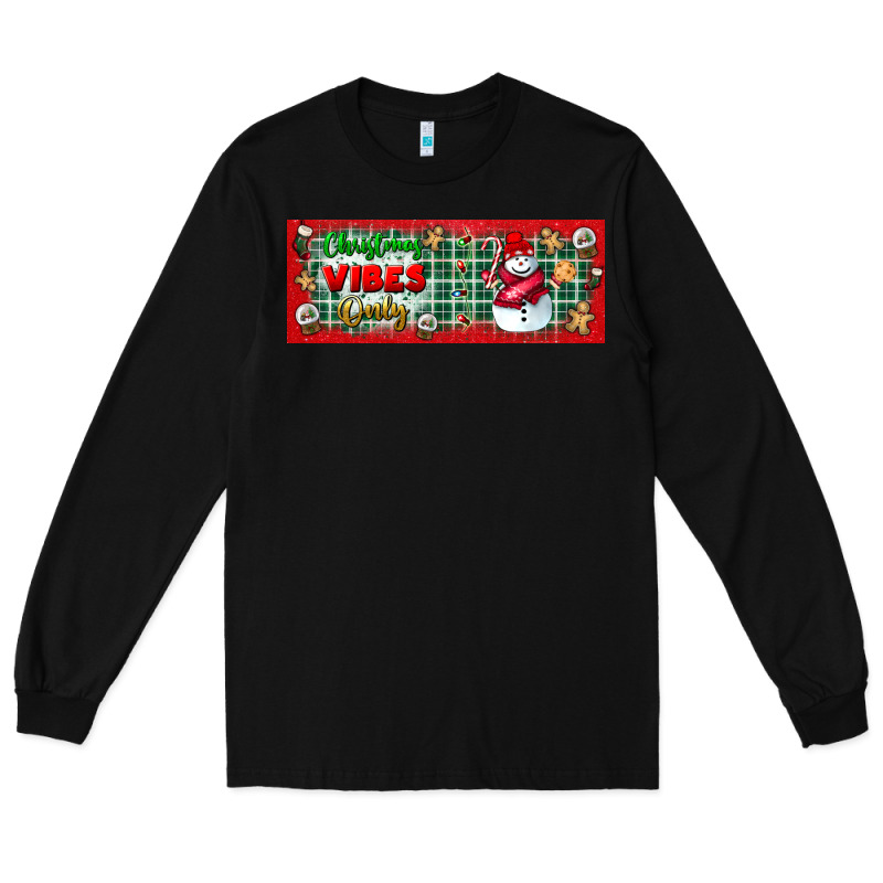 Christmas Vibes Only Long Sleeve Tee by BundleAndBundleShop | Teevron