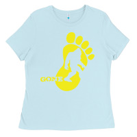 Baby Blue bigfoot Ladies Tee - artisFamous