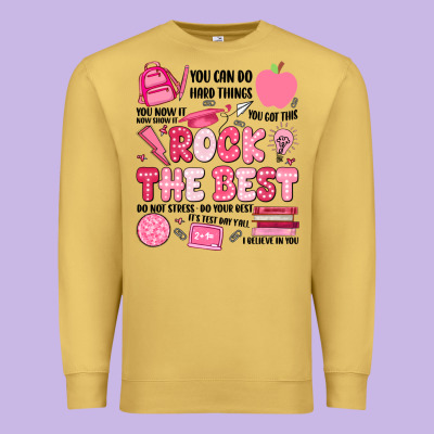 Rock The Best Premium Sweatshirt Designed By Jahusdesignshop