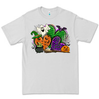Dove Grey halloween heart Premium Tee - CowGirlArtShop