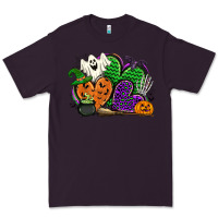 Plum halloween heart Premium Tee - CowGirlArtShop