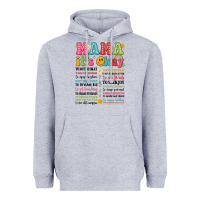 Heather Grey mama its okay Heavyweight Hoodie - JahusDesignShop