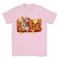 Bubblegum Pink chinese new year 2023 rabbit year Classic Tee - CowGirlArtShop