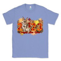 Colony Blue chinese new year 2023 rabbit year Classic Tee - CowGirlArtShop