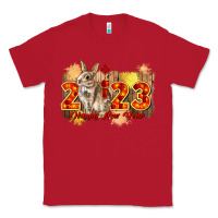 Red chinese new year 2023 rabbit year Classic Tee - CowGirlArtShop