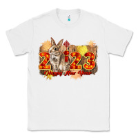 White chinese new year 2023 rabbit year Classic Tee - CowGirlArtShop