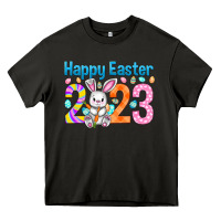 Asphalt Happy Easter 2023 Easter Day Heavy Core Tee - HowdyJamesFarm