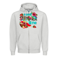 Sweet Summer Time Zipper Hoodie | Teevron